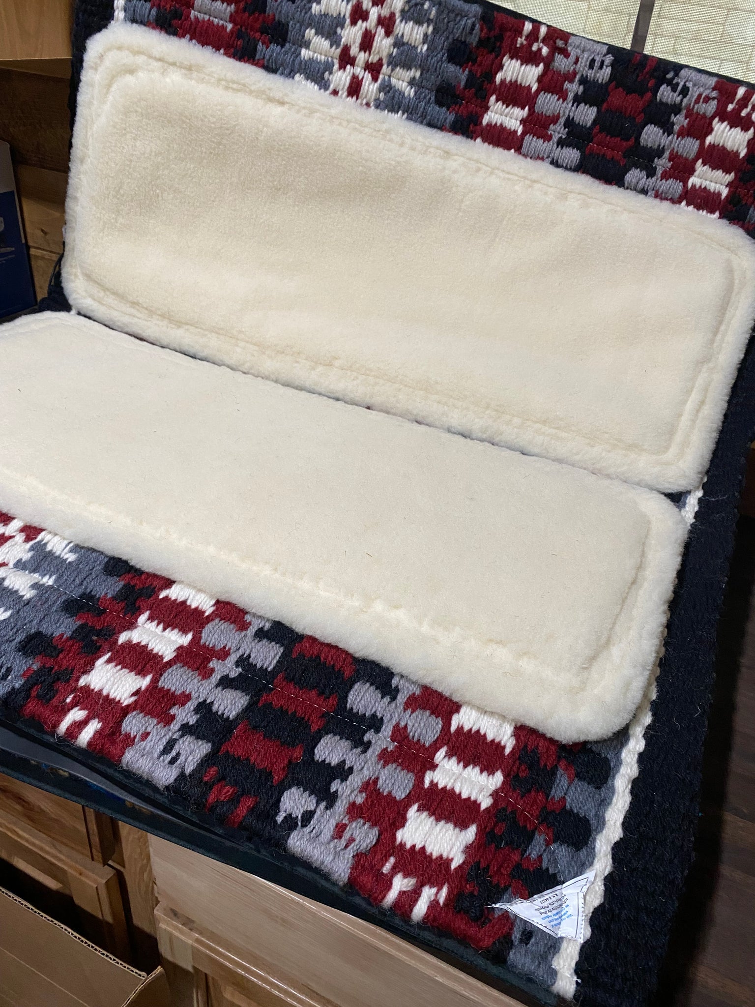 EQUICOR Show Pad, Wool Bottom with Fleece